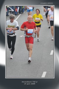 Afb.: Peter Bruel in actie tijdens de Marathon van Amersfoort
